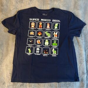 Super Mario Bros. Navy T-Shirt - Men’s XL